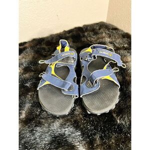 Vintage Nike Air  ACG Sandals Blue Black Yellow Size 5
